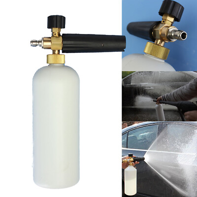 1 4#x27;#x27;Foam Car Cleaning Wash Pressure Washer Lance Sprayer Clean Soap Bottle US #ad $12.34
