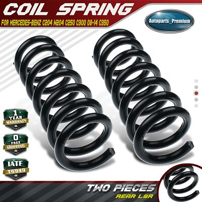 2 Coil Spring for Mercedes Benz C204 W204 C250 C300 08 14 C350 Rear Left amp; Right $50.98