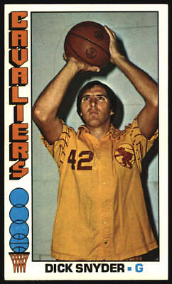 #ad 1976 77 Topps #2 Dick Snyder EX EX Cavaliers 571397 $2.47