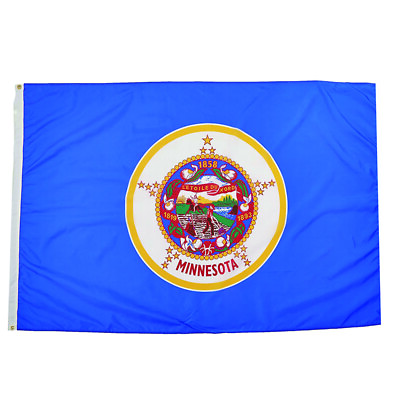#ad 3x5 Feet Minnesota State Flag Minnesota MN Flags Polyester $7.89