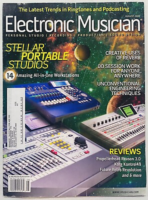 #ad #ad Electronic Musician August 2005 Creative Uses of Reverb Session Work $3.99