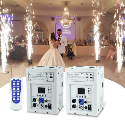 #ad 2PCS 750W Cold Spark Machine Wedding DJ Party Stage Effect Firework Machine $452.19
