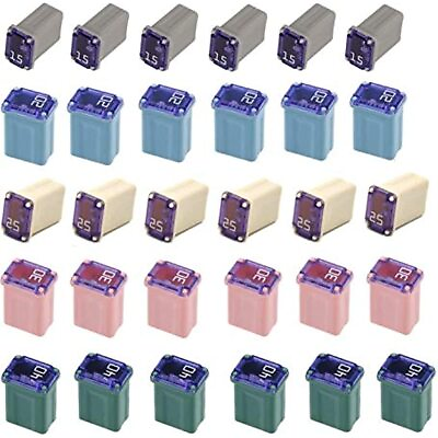#ad 30 Pack Micro Cartridge Fuses Mcase Type Fuse for Cars Trucks and SUV $23.99