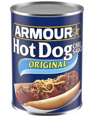 #ad Armour Star Hot Dog Chili Sauce Canned Food 14 Oz Pack Of 8 $15.50