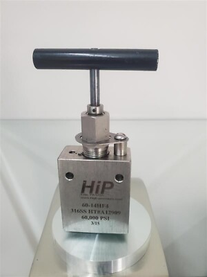 HIP 60 14HF4 THREE WAY VALVES ONE PRESSURE CONNECTION 60000 PSI #ad $99.00