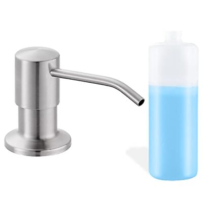 #ad Built In Soap Dispenser for Kitchen Sink Countertop Pump Head with Bottle $27.65