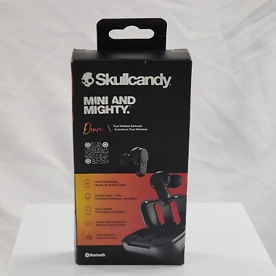 #ad Skullcandy Mini And Mighty Dime True Wireless Earbuds Black BRAND NEW $19.49