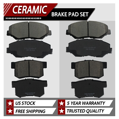 #ad 8PCS Ceramic Brake Pads D914 D1086 for Honda CR V FWD $43.00