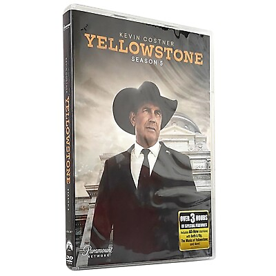 #ad #ad Yellowstone Season 5 part 1 8 episodes DVD Brand New 4 Disc $10.80