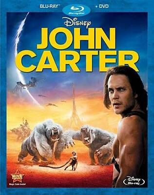 #ad #ad John Carter Two Disc Blu ray DVD Combo Blu ray VERY GOOD $8.64