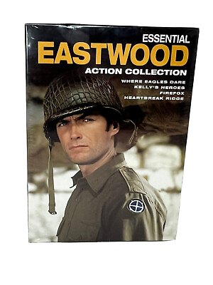 #ad 🔥Essential Eastwood Action Collection DVD Firefox Kelly#x27;sHeroesHeartbreak Ridge $12.88