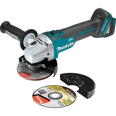 #ad Makita XAG04Z 18V LXT Li Ion Brushless 4 1 2quot; 5quot; Angle Grinder Tool Only $130.99
