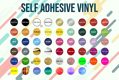#ad Oracal 651 Vinyl for Decals Lettering Graphics Self Adhesive 12quot;PSV Cameo Cricut $65.99