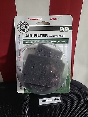 #ad Genuine Parts Troybilt MTD Air Filters For 2 And 4 Cycle Trimmers Variety Pack $9.99