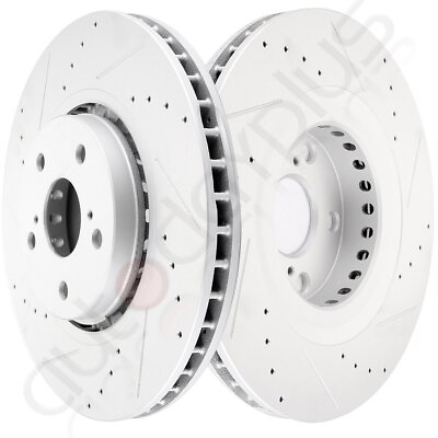 #ad 2PCS FRONT DISCS BRAKE ROTORS FOR 2007 2008 2009 LEXUS RX350 DRILL AND VENTED $99.45