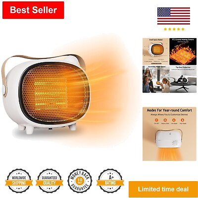 #ad 1000W Ceramic Heater Portable Electric Space Heater with Tip Over amp; Overhea... $39.99