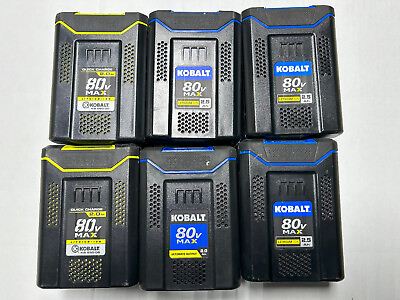 #ad Kobalt 80V OEM Batteries Various AH 2 2.5 ; DO NOT WORK FOR PARTS ONLY $29.97