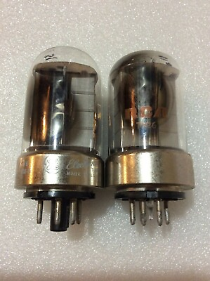 #ad 6012 Two 2 Tubes GE Test to Spec RCA Tests Below Spec Valves $9.00