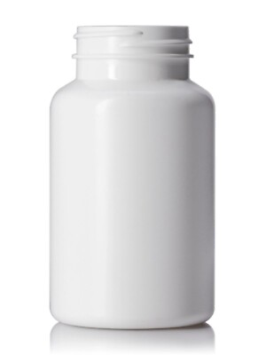 #ad 225 cc White HDPE Pill Packer Plastic Bottle 45 400 Neck CASE OF 280 Bottles $142.84