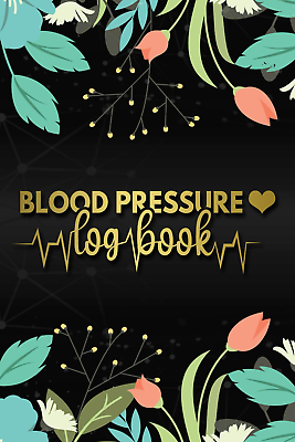 #ad Blood Pressure Log Book: Record and Monitor Blood Pressure at Home Heart R NEW $21.99