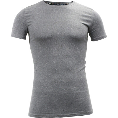 #ad Superdry Men#x27;s Gym Basic Sport Runner Grey Grit Crew Neck Short Sleeve T Shirt $29.95