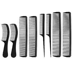 #ad Hair Combs for Men 8 Pcs Mens Hair Comb Set for Teasing Parting and Styling $15.17