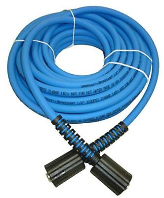 #ad UBERFLEX Kink Resistant Pressure Washer Hose 1 4quot; x 50#x27; 3100 PSI with 2 $67.47