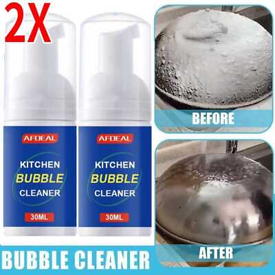 #ad 2x Magic Degreaser Bubble Cleaner Cleaner Spray Household Bathroom Kitchen 30ml $8.45