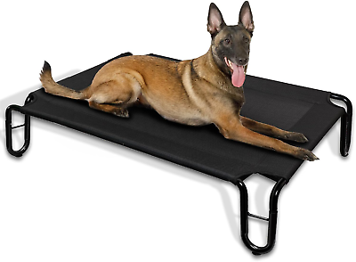 #ad Outdoor Elevated Dog BedCooling Raised Dog Cot Bed for Large DogsPet Bed Water $32.99