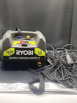 #ad RYOBI – RY141612 1600 PSI 1.2 GPM Corded Electric Pressure Washer ONLY TESTED $75.00