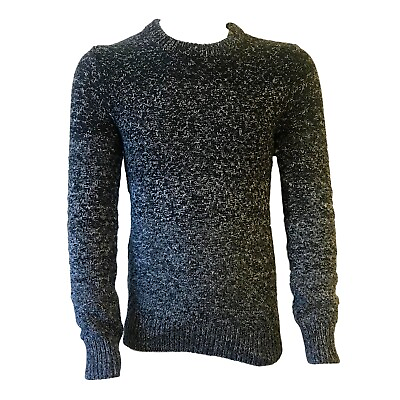 #ad Extended Minimum Mens Crew Neck Knit Sweatshirt Jumper Sweater Size​ ​Small S NE GBP 29.99