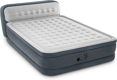#ad #ad Intex Dura Beam Deluxe 18 Inch Queen Sized Air Mattress Comforting Bed with Buil $165.98