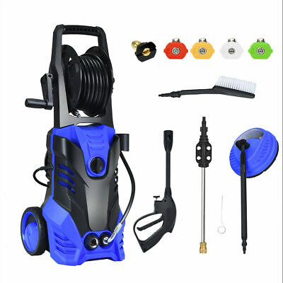 #ad 3000PSI Electric High Pressure Washer 2000W 2GPM w Patio Cleaner and 5 Nozzles $168.00