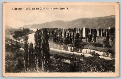 #ad #ad Andernach Blick auf die Insel des Namedy Sprudels Mayen Koblenz Vintage Postcard $6.99