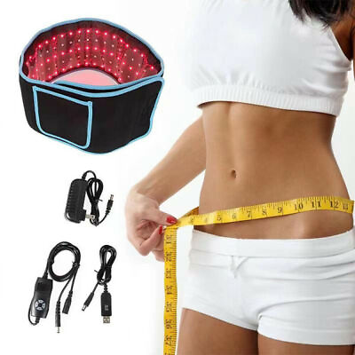 #ad Laser Lipo LED Red Light Therapy Belt Pain Relief Near Infrared Weight Loss Fast $29.99