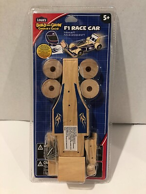 #ad F1 Race Car Build and Grow Lowe#x27;s Arts and Crafts Build Own NEW $4.99