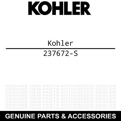 #ad Kohler KH237672 S Valve $59.95