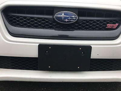 #ad Round Bumper Holes License Plate Kit Bracket for SUBARU NO DRILLING REQUIRED New $12.95