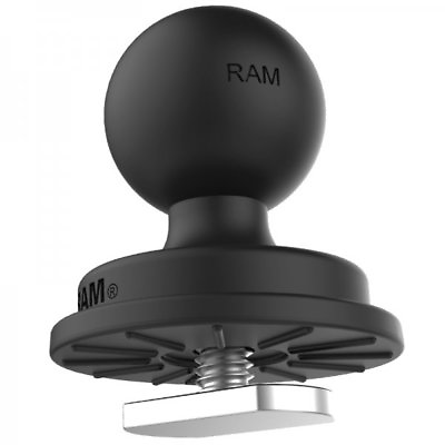 #ad RAM Mount 1 inch Plastic Ball Track Base with T Bolt Attachment RAP B 354U TRA1 $13.49