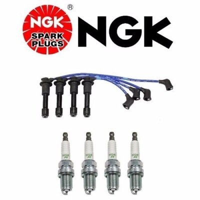 #ad Tune Up Kit NGK Engine Spark Plugs Ignition Spark Plug Wire Set for Mazda Miata $65.98