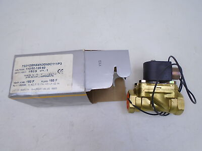 #ad PARKER 7221GBN64N00N0C111P3 BRASS SOLENOID VALVE FOR COOLING TOWER $365.46