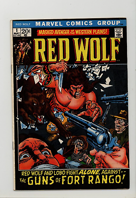 #ad Red Wolf 1 F VF Picture Frame 1972 $12.74