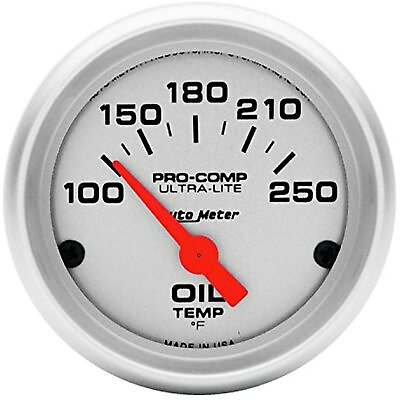 #ad Auto Meter 4347 Ultra Lite Electric Oil Temp Gauge 100 250 Deg 2 1 16quot; 52mm $79.86