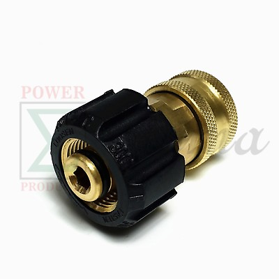 Power Pressure Washer Twist Connect M22 X 3 8quot; Quick Disconnect Coupler 14mm #ad $11.50