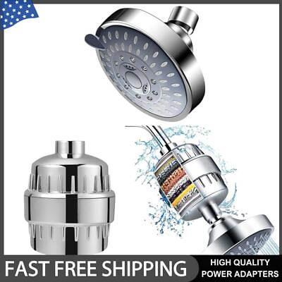 #ad #ad 4 Inch Spray Nozzle Fixed Showerheads High Pressure High Flow Bathroom Accessary $13.62