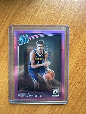 #ad 2017 18 Optic Hyper Pink Rated Rookie Michael Porter Jr. $2.25