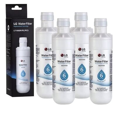 4 Pack Replacement LG Water Filter LT1000P Premium Refrigerator Filter ADQ747935 #ad #ad $38.18