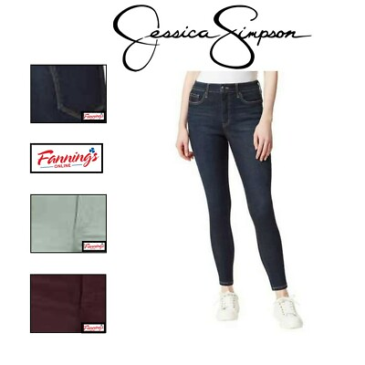 #ad Jessica Simpson Women#x27;s High Rise Ankle Skinny Crop Jean G52 $25.89