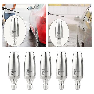 #ad Rotation Spray Turbo Nozzle for Pressure Washer Professional Stainless Steel $15.94