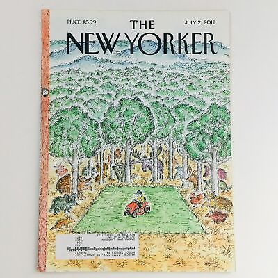 #ad The New Yorker Full Magazine July 2 2012 Summer Chore by Edward Koren VG $9.95